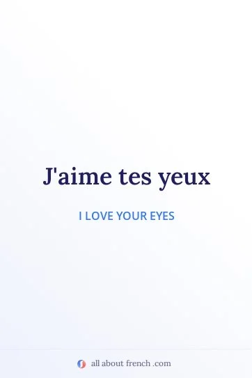 aesthetic french quote aime tes yeux