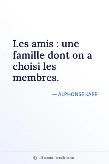 aesthetic french quote amis famille choisi les membres