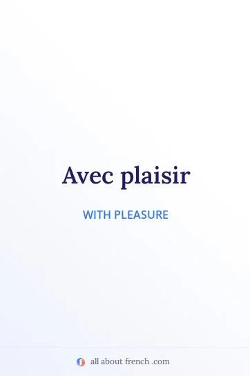 aesthetic french quote avec plaisir