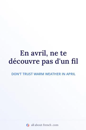 aesthetic french quote avril ne te decouvre pas dun fil
