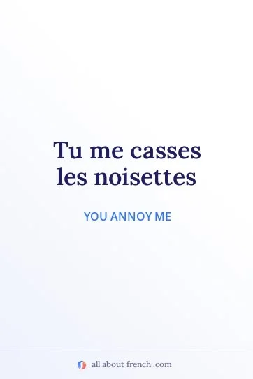 aesthetic french quote casser les noisettes