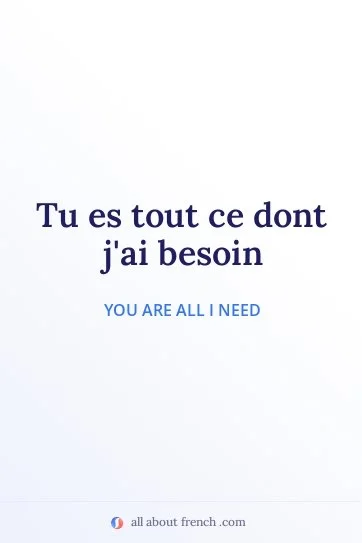 aesthetic french quote ce dont jai besoin