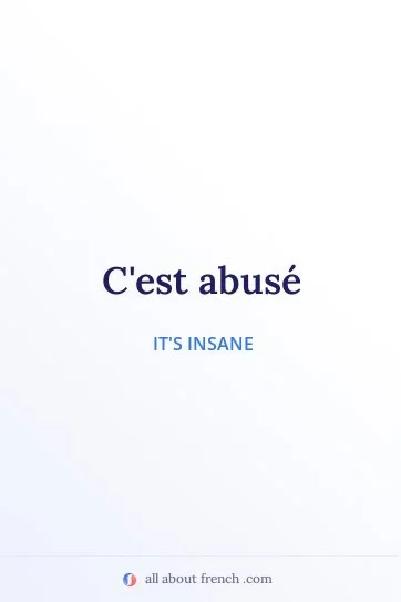 aesthetic french quote cest abuse