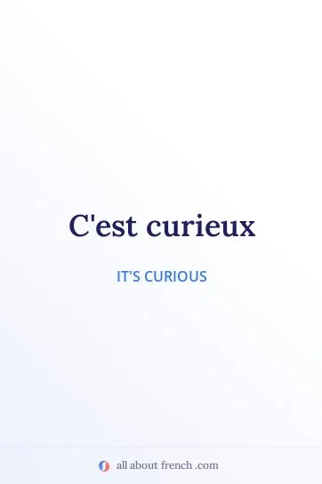 aesthetic french quote cest curieux