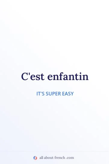 aesthetic french quote cest enfantin