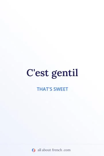 aesthetic french quote cest gentil