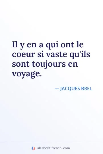 aesthetic french quote coeur si vaste toujours voyage