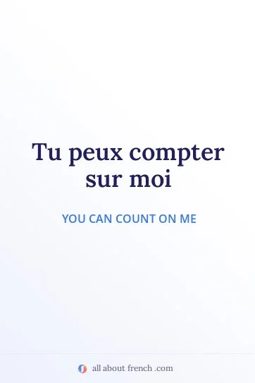 aesthetic french quote compter sur