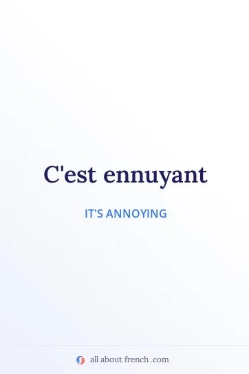 aesthetic french quote etre ennuyant