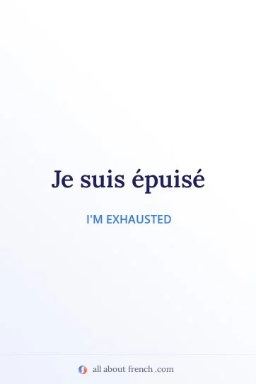 aesthetic french quote etre epuise