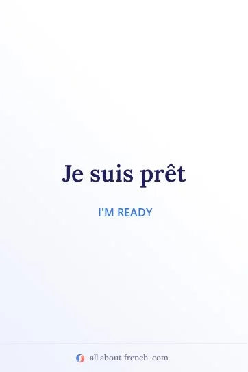 aesthetic french quote etre pret