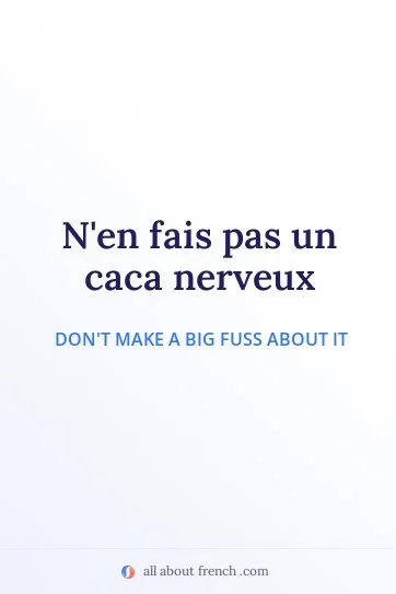 aesthetic french quote faire caca nerveux