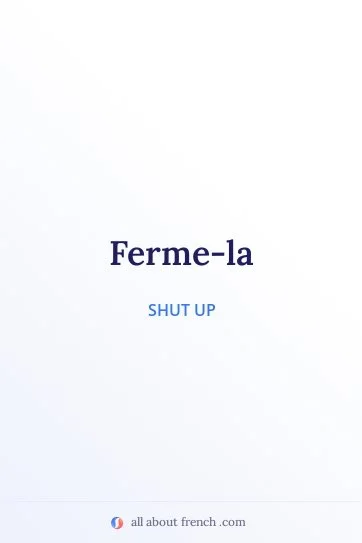 aesthetic french quote ferme la