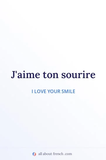 aesthetic french quote jaime ton sourire