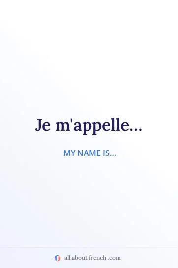 aesthetic french quote je mappelle