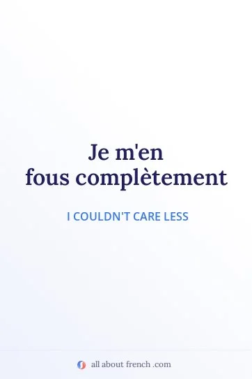 aesthetic french quote je men fous completement