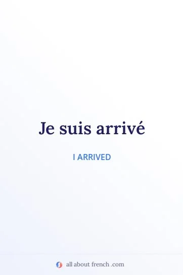 aesthetic french quote je suis arrive