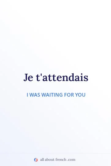 aesthetic french quote je tattendais