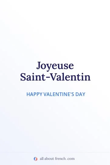 aesthetic french quote joyeuse saint valentin
