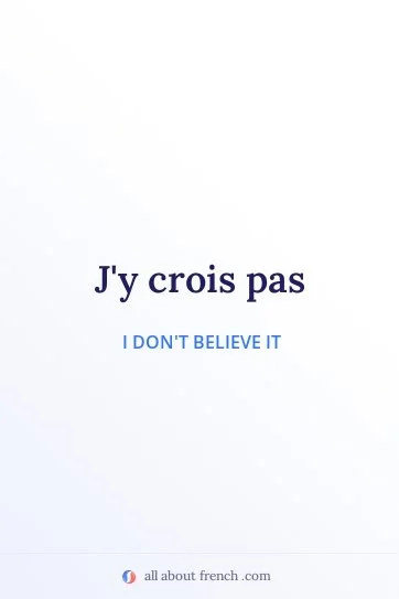 aesthetic french quote jy crois pas