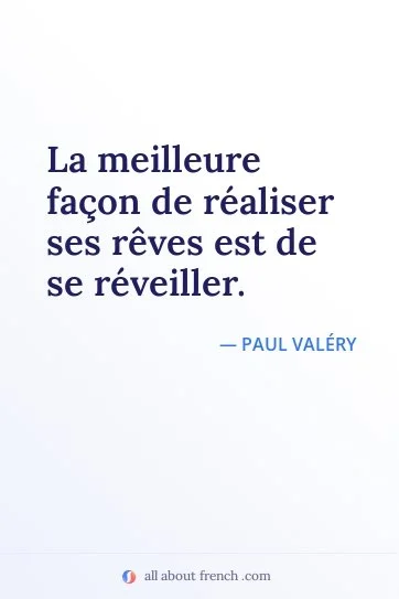 aesthetic french quote meilleure facon de realiser ses reves