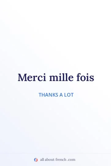 aesthetic french quote merci mille fois