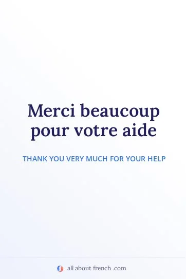 aesthetic french quote merci pour votre aide