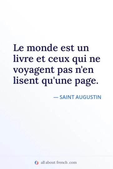 aesthetic french quote monde livre voyage pas une page