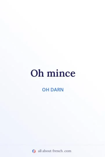 aesthetic french quote oh mince