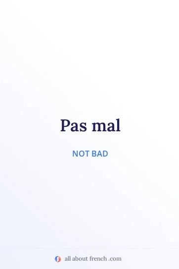 aesthetic french quote pas mal