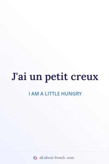 aesthetic french quote petit creux