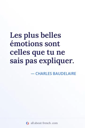 aesthetic french quote plus belles emotions inexplicables