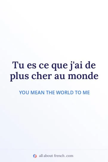 aesthetic french quote plus cher au monde