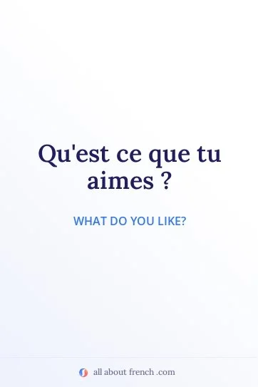 aesthetic french quote quest ce que tu aimes