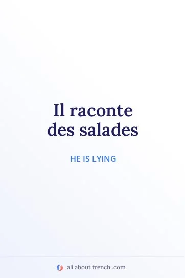 aesthetic french quote raconter des salades