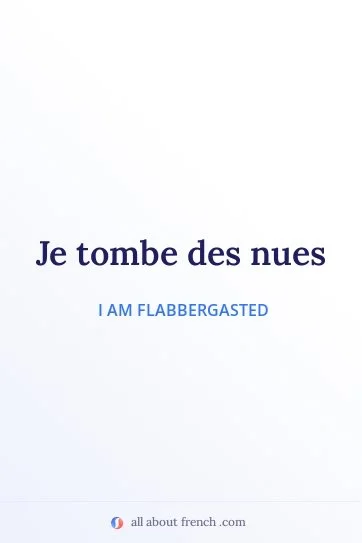aesthetic french quote tomber des nues