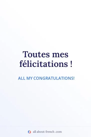 aesthetic french quote toutes mes felicitations