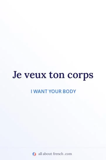 aesthetic french quote veux ton corps