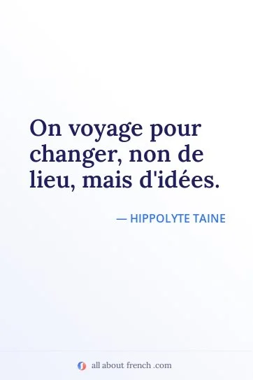 aesthetic french quote voyage pour changer non de lieu